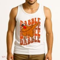 Dabble Dab Turkey Thanksgiving Tank Top thumb 3