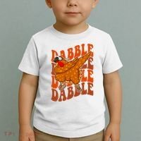 Dabble Dab Turkey Thanksgiving Toddler T-Shirt thumb 2