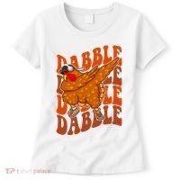 Dabble Dab Turkey Thanksgiving Women's T-Shirt thumb 0