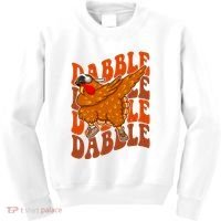 Dabble Dab Turkey Thanksgiving Kids Sweatshirt thumb 0