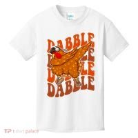 Dabble Dab Turkey Thanksgiving Kids T-Shirt thumb 0
