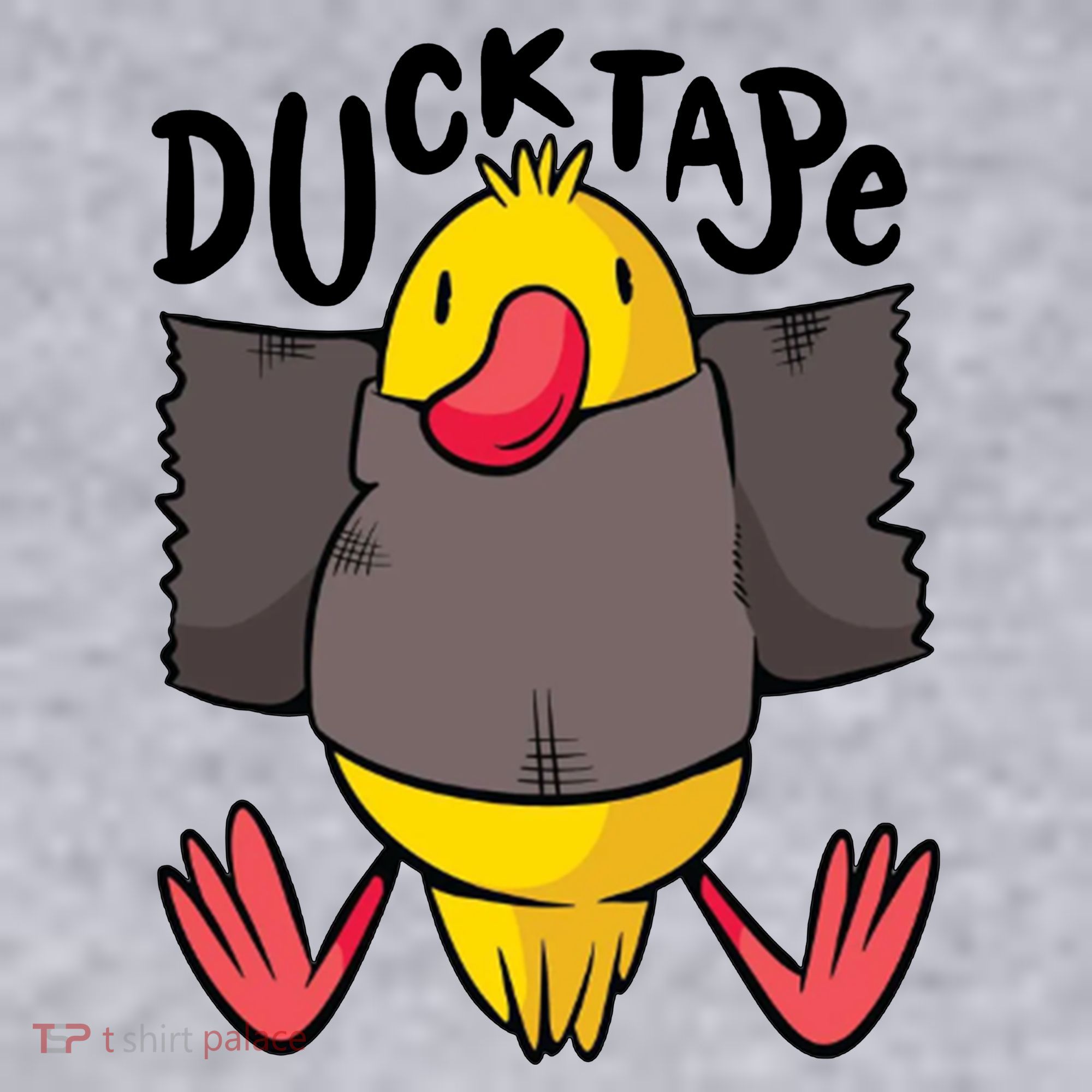 Ducktape Duck Trap Funny Duct Tape Women's Racerback Cropped Tank