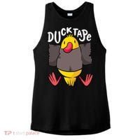 Ducktape Duck Trap Funny Duct Tape Ladies PosiCharge Tri-Blend Wicking Tank thumb 0