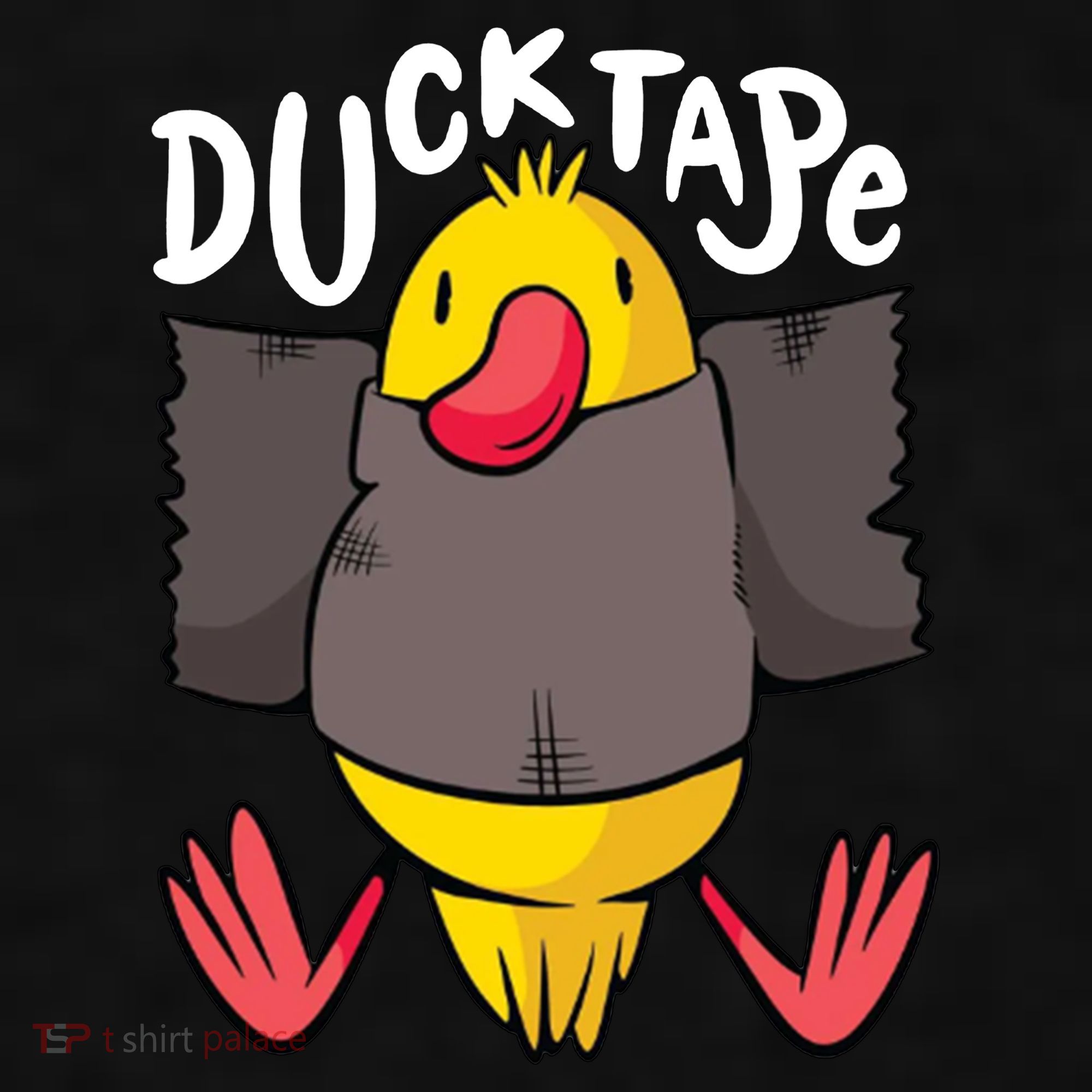 Ducktape Duck Trap Funny Duct Tape Ladies PosiCharge Tri-Blend Wicking Tank