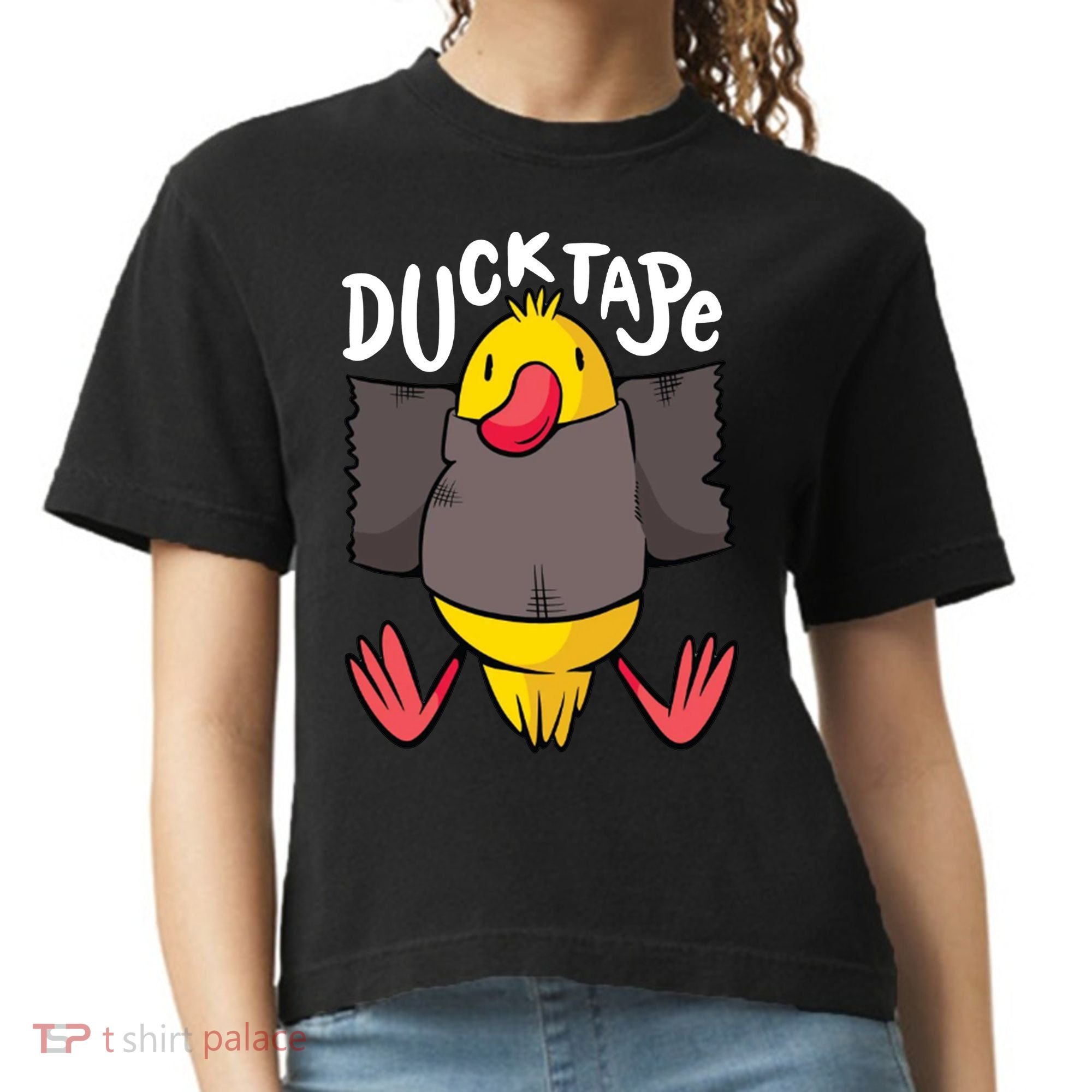 Ducktape Duck Trap Funny Duct Tape Comfort Colors Boxy T-Shirt
