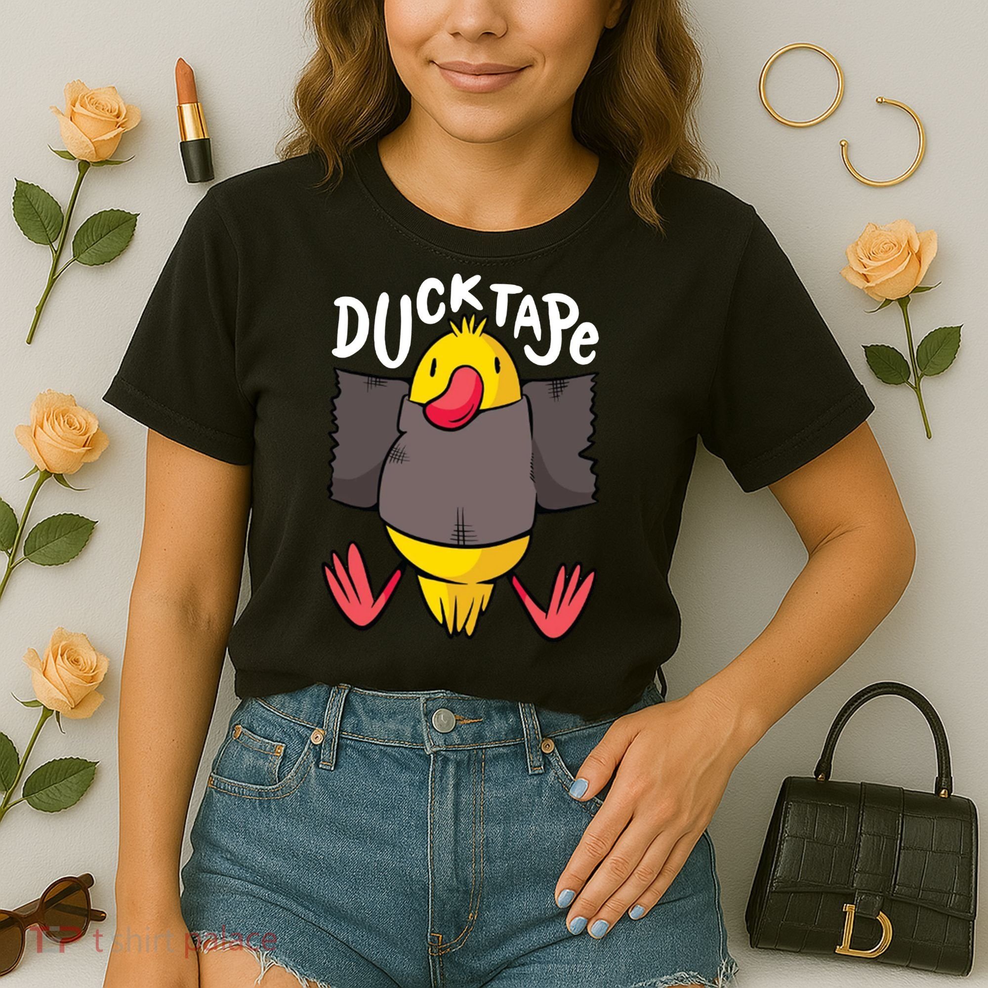 Ducktape Duck Trap Funny Duct Tape Comfort Colors Boxy T-Shirt