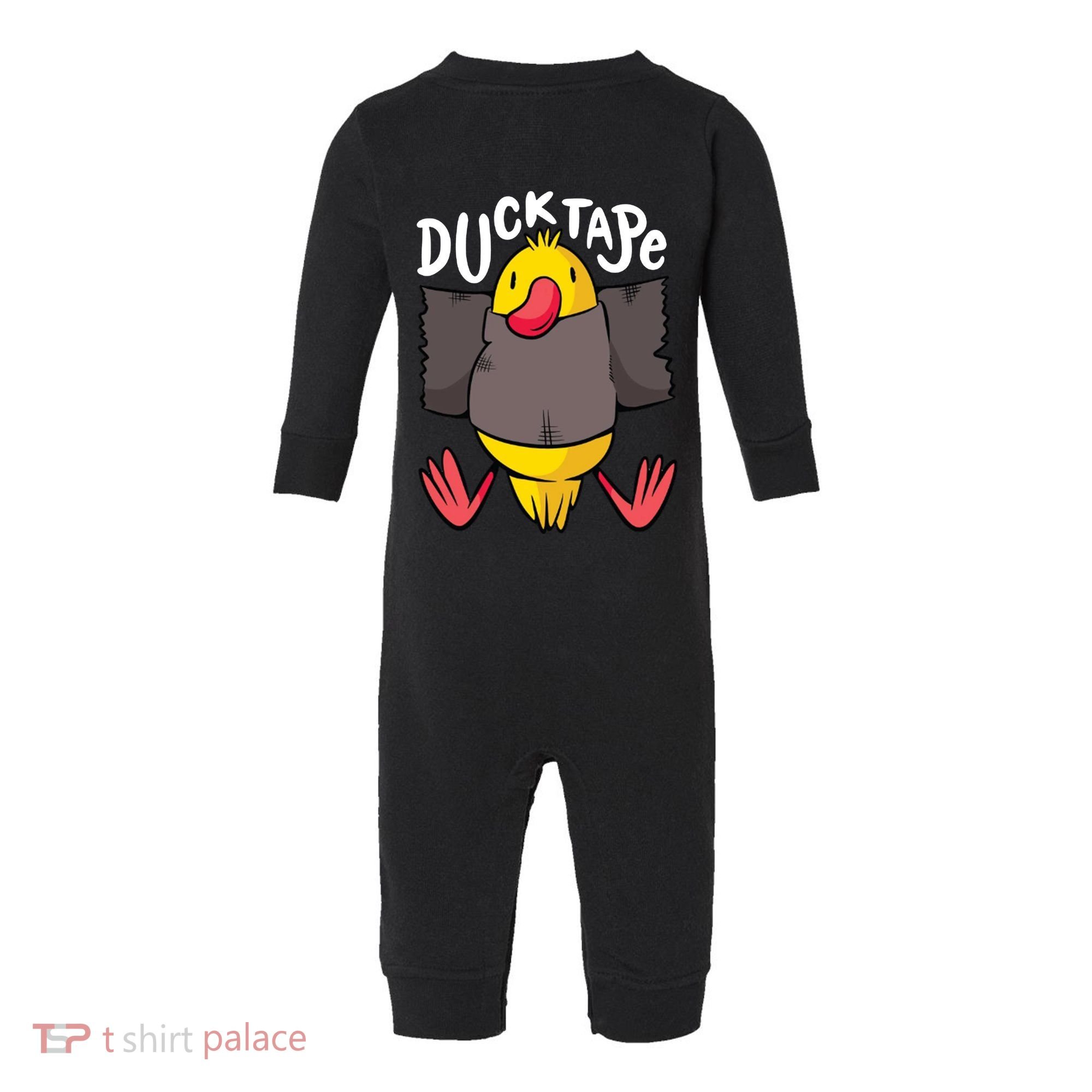 Ducktape Duck Trap Funny Duct Tape Infant Fleece One Piece