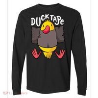 Ducktape Duck Trap Funny Duct Tape Comfort Colors Heavyweight Long Sleeve T-Shirt thumb 0
