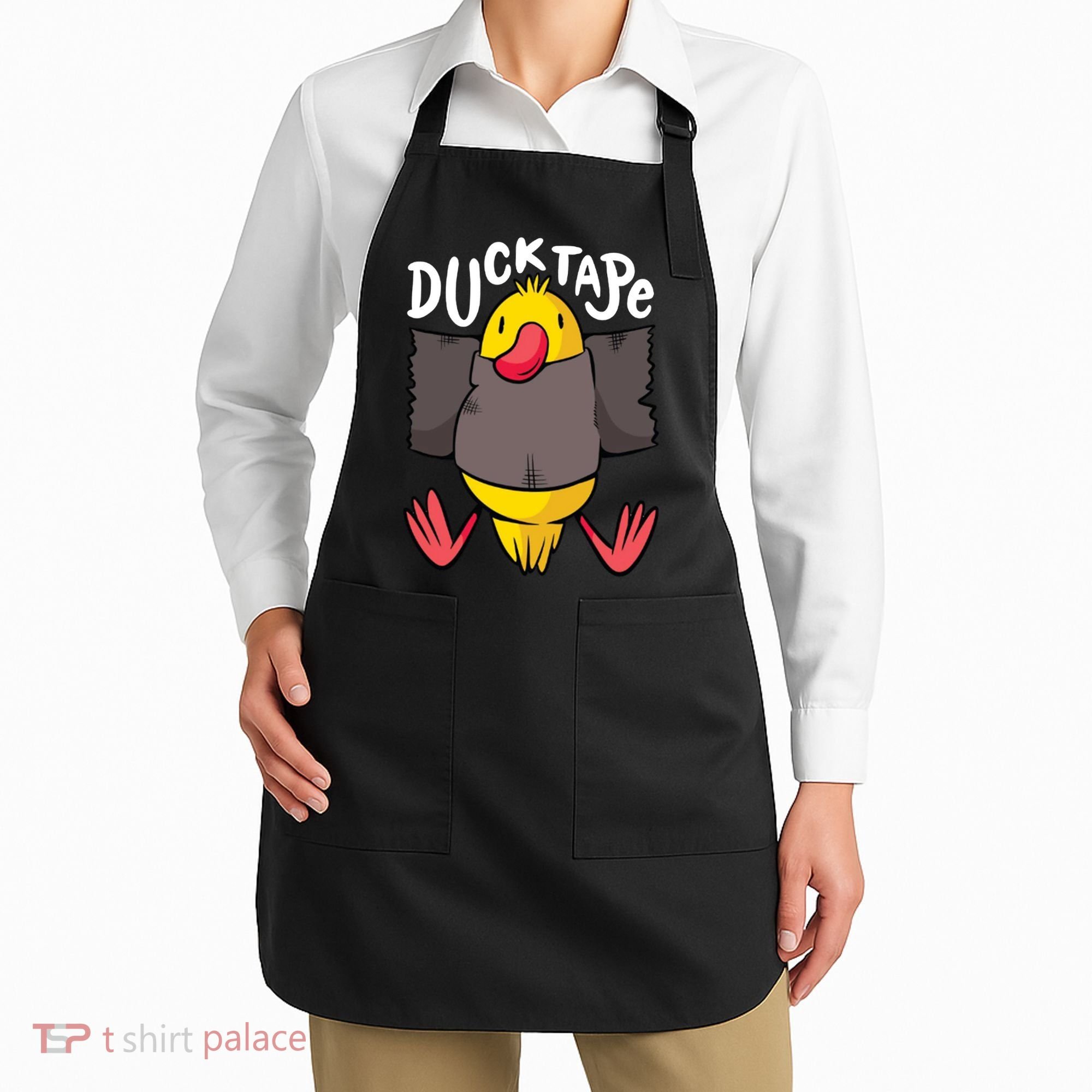 Ducktape Duck Trap Funny Duct Tape Apron