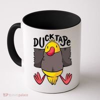 Ducktape Duck Trap Funny Duct Tape Coffee Mug thumb 0
