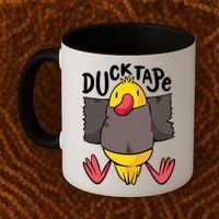 Ducktape Duck Trap Funny Duct Tape Coffee Mug thumb 2