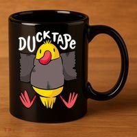 Ducktape Duck Trap Funny Duct Tape 11oz C Handle Ceramic Mug thumb 3