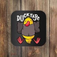 Ducktape Duck Trap Funny Duct Tape Coaster thumb 0