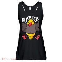 Ducktape Duck Trap Funny Duct Tape Ladies Essential Flowy Tank thumb 0