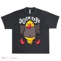 Ducktape Duck Trap Funny Duct Tape Urban Oversized Heavyweight T-Shirt thumb 0