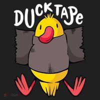 Ducktape Duck Trap Funny Duct Tape Urban Oversized Heavyweight T-Shirt thumb 2