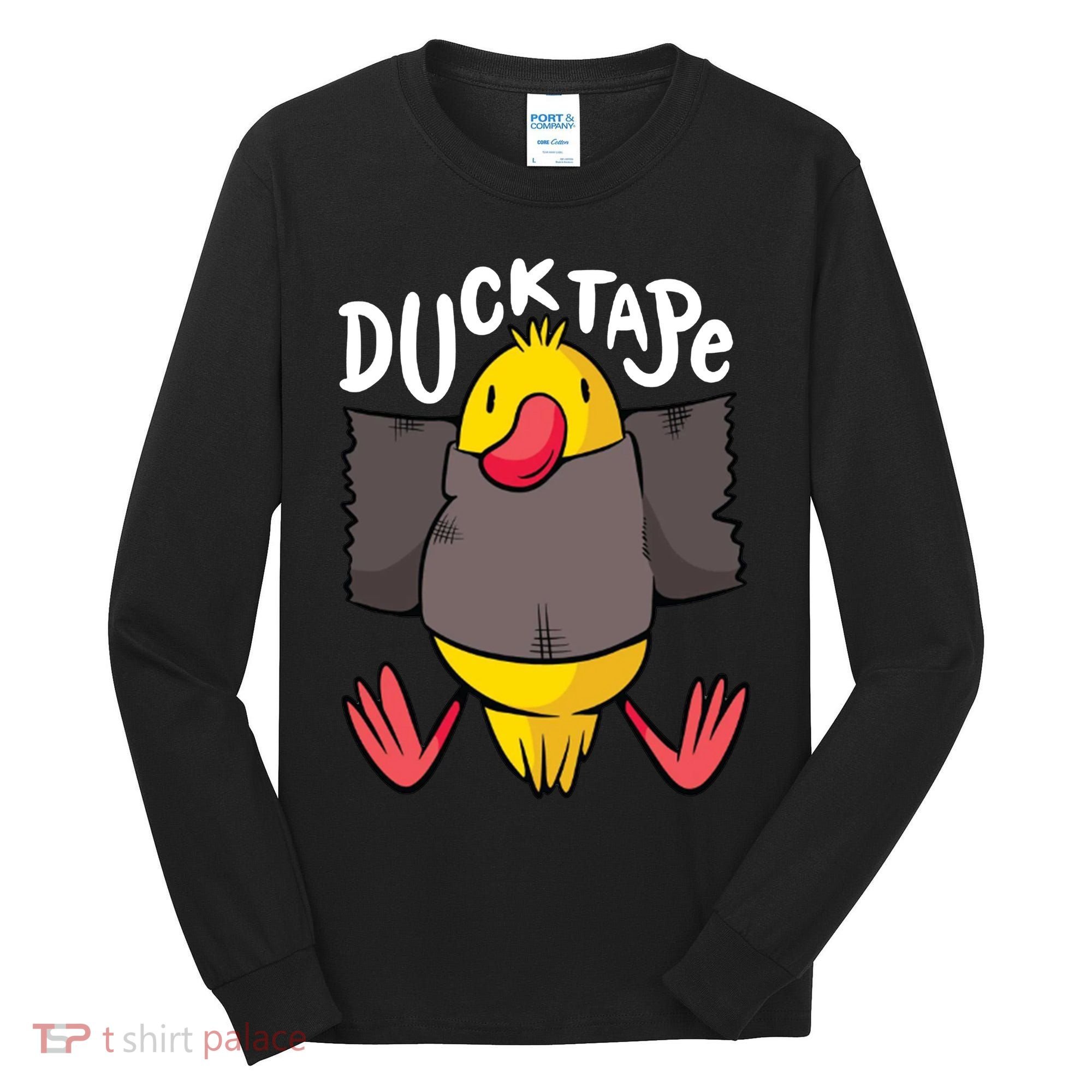 Ducktape Duck Trap Funny Duct Tape Tall Long Sleeve Shirt