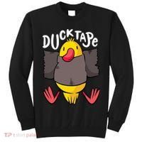 Ducktape Duck Trap Funny Duct Tape Tall Sweatshirt thumb 0