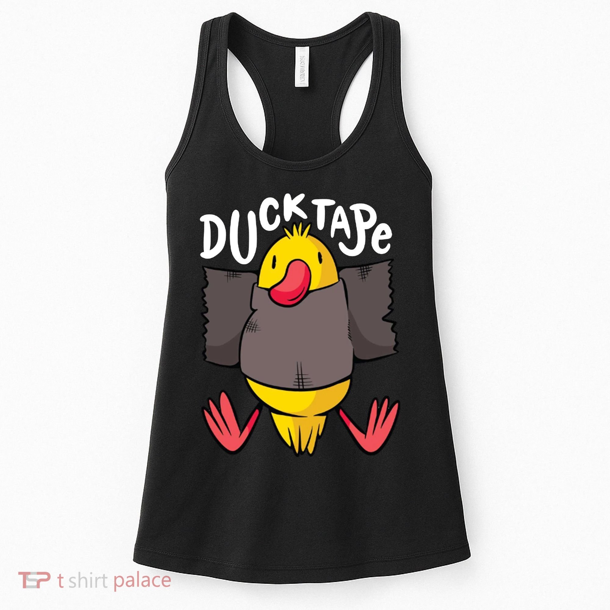 Ducktape Duck Trap Funny Duct Tape Women's Tank Top