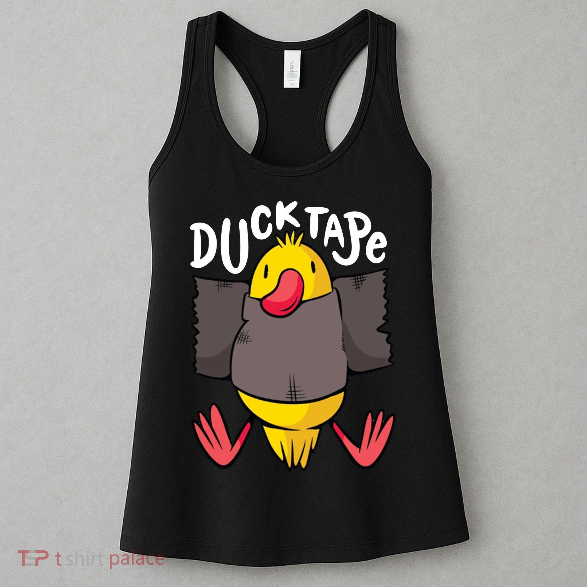 Ducktape Duck Trap Funny Duct Tape Women's Tank Top
