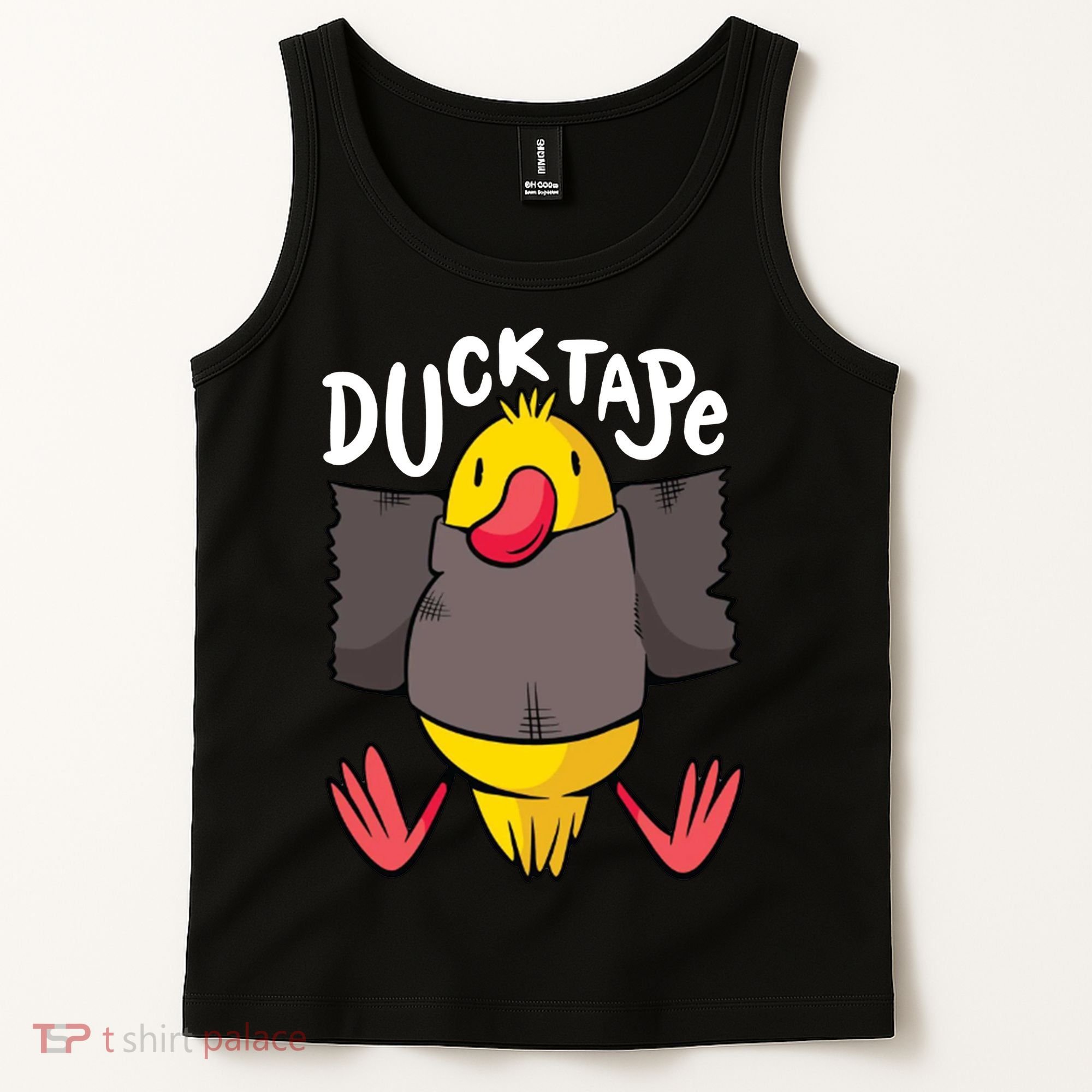Ducktape Duck Trap Funny Duct Tape Tank Top