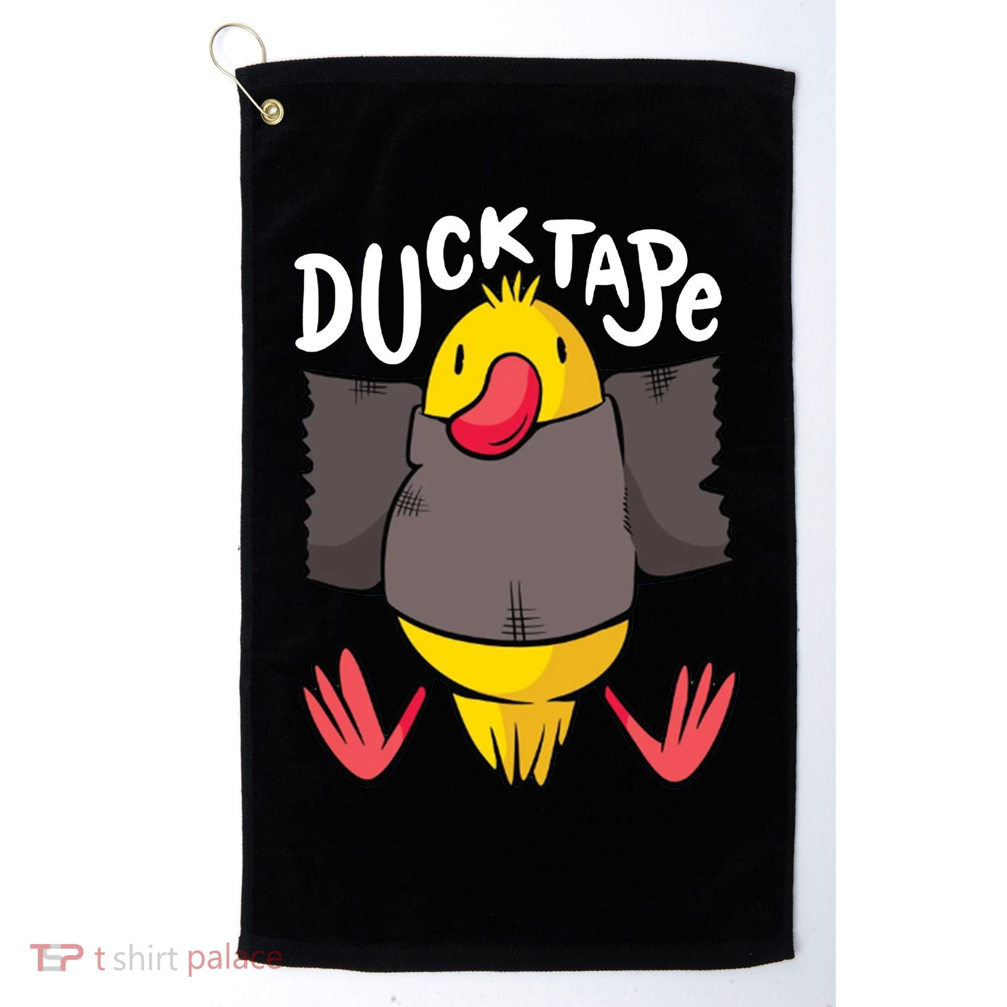 Ducktape Duck Trap Funny Duct Tape Golf Towel
