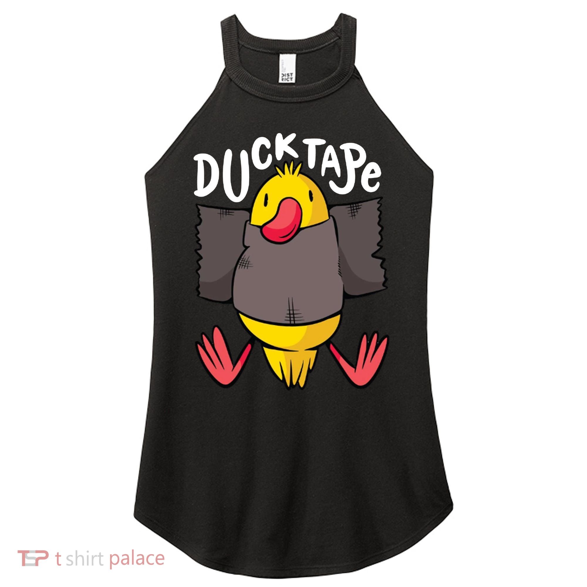 Ducktape Duck Trap Funny Duct Tape Women's Perfect Tri Rocker Tank