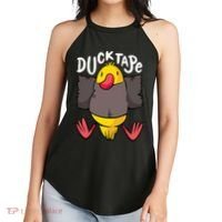 Ducktape Duck Trap Funny Duct Tape Women's Perfect Tri Rocker Tank thumb 2