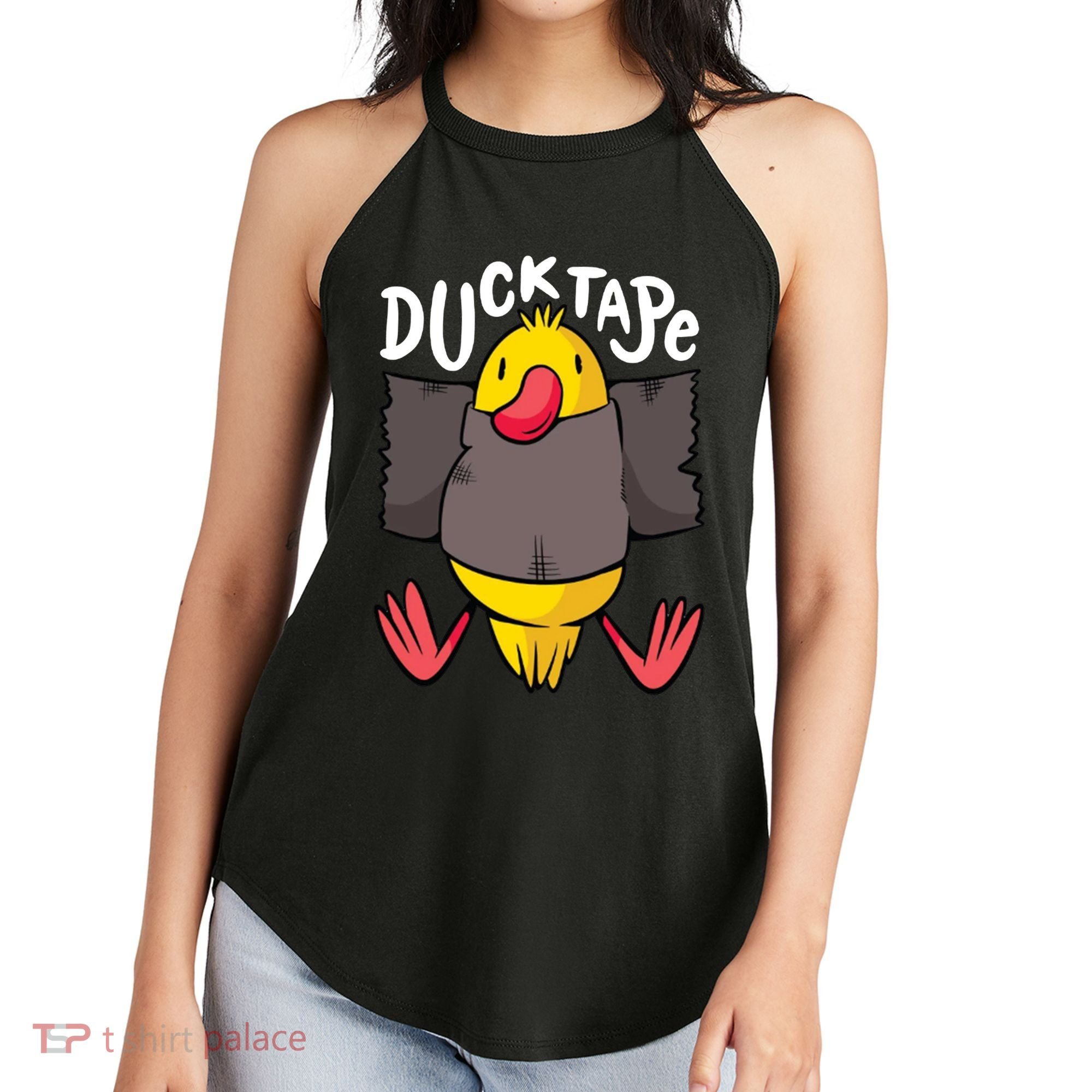 Ducktape Duck Trap Funny Duct Tape Women's Perfect Tri Rocker Tank