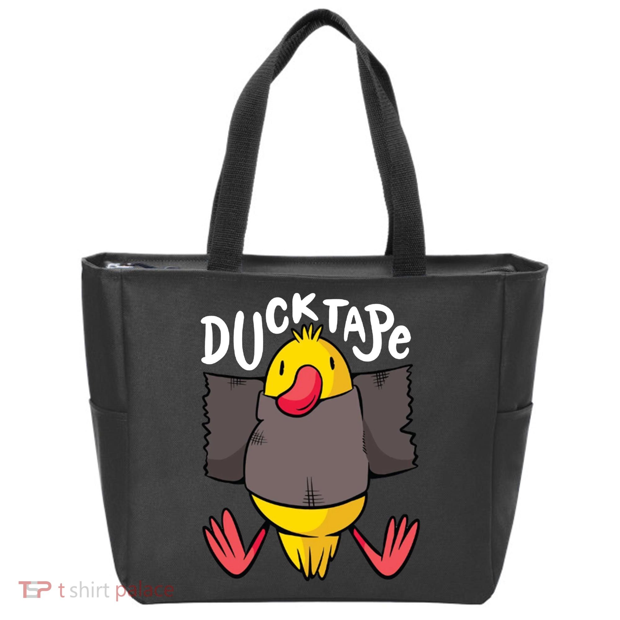 Ducktape Duck Trap Funny Duct Tape Tote Bag