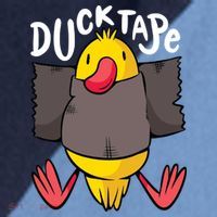 Ducktape Duck Trap Funny Duct Tape Raglan Baseball Sleeve Shirt thumb 2