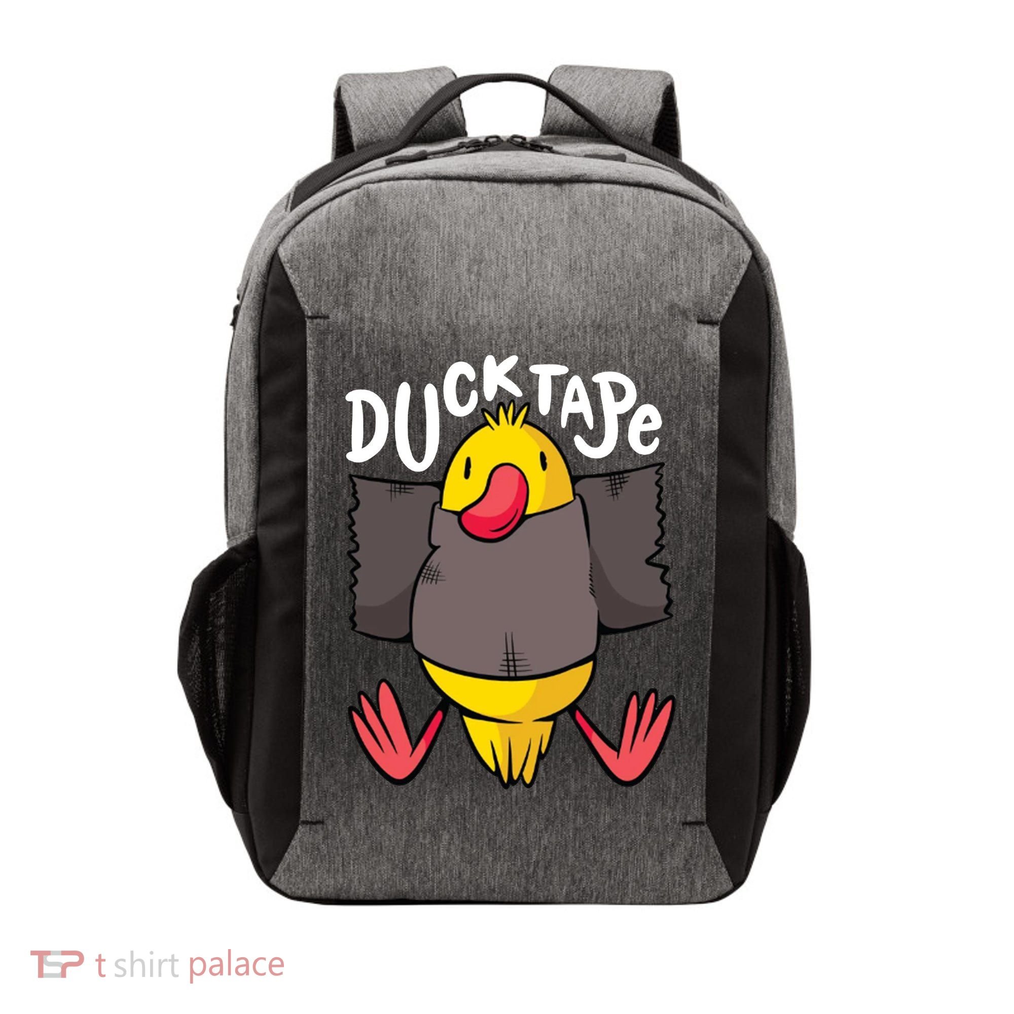Ducktape Duck Trap Funny Duct Tape Vector Backpack