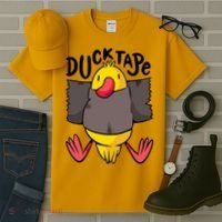 Ducktape Duck Trap Funny Duct Tape Tall T-Shirt thumb 3