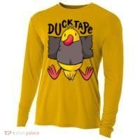 Ducktape Duck Trap Funny Duct Tape Cooling Performance Long Sleeve Crew thumb 0