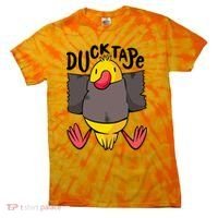 Ducktape Duck Trap Funny Duct Tape Tie-Dye T-Shirt thumb 0