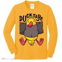 Ducktape Duck Trap Funny Duct Tape Kids Long Sleeve Shirt thumb 0