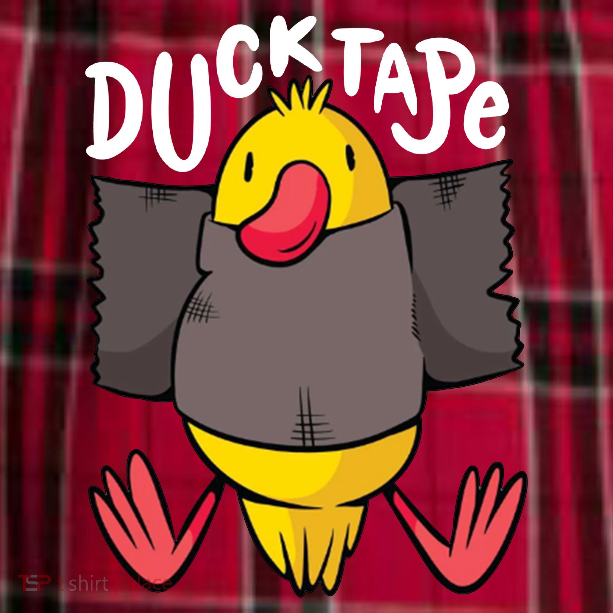 Ducktape Duck Trap Funny Duct Tape Women's Flannel Plaid Pajama Pants