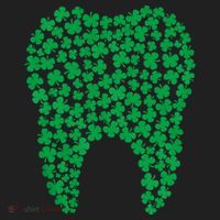Dental Dentist Tooth Green Shamrocks St PatrickS Day Gift Beanie thumb 2