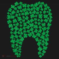 Dental Dentist Tooth Green Shamrocks St PatrickS Day Gift Women's Hoodie thumb 2