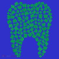 Dental Dentist Tooth Green Shamrocks St PatrickS Day Gift Sweatshirt thumb 3