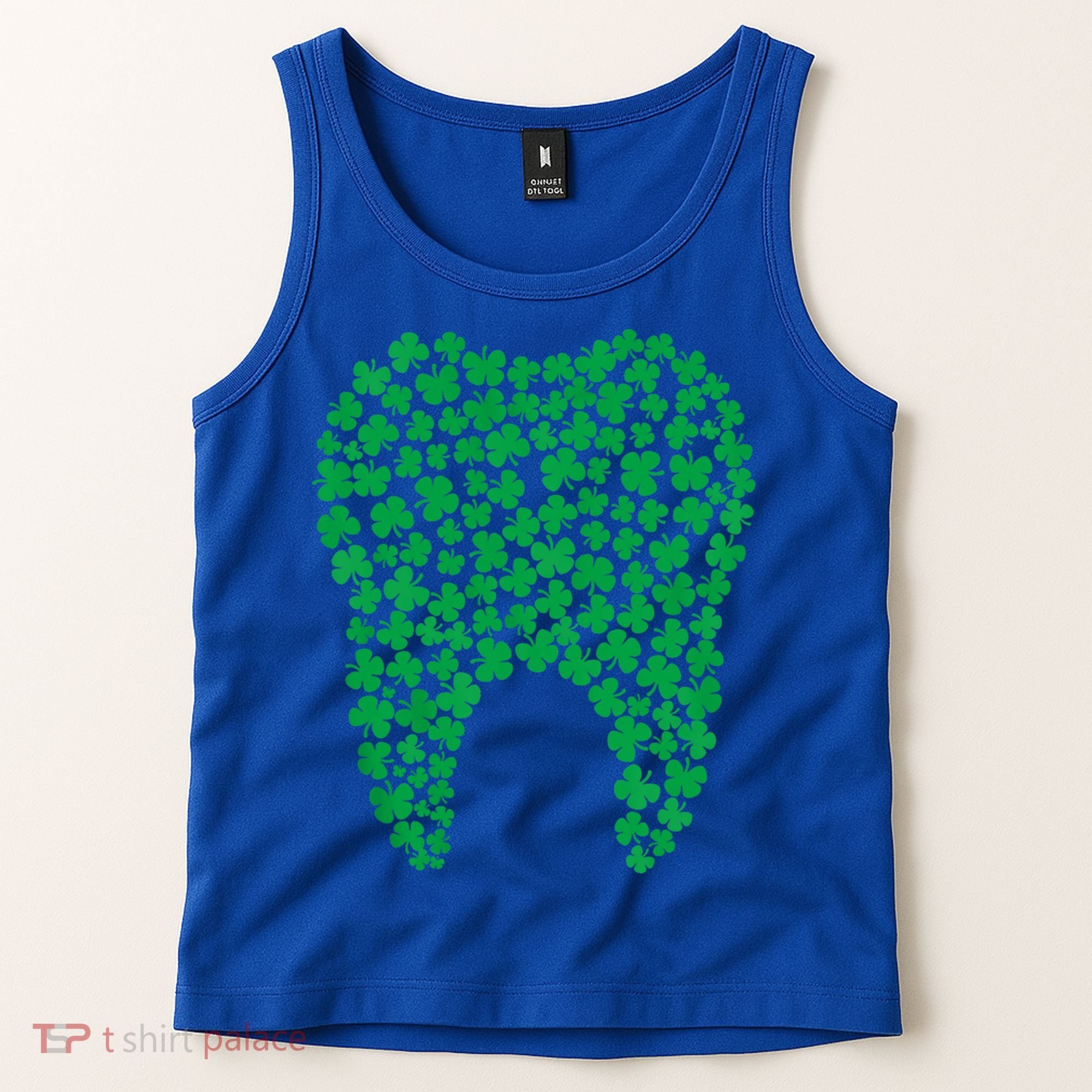 Dental Dentist Tooth Green Shamrocks St PatrickS Day Gift Tank Top