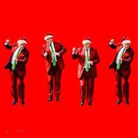 Dancing Donald Trump Santa Christmas Dance Santa Hat thumb 1