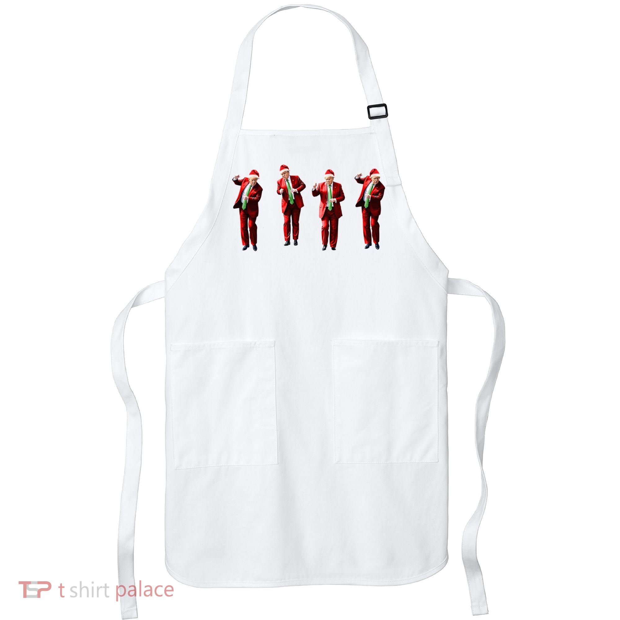 Dancing Donald Trump Santa Christmas Dance Apron