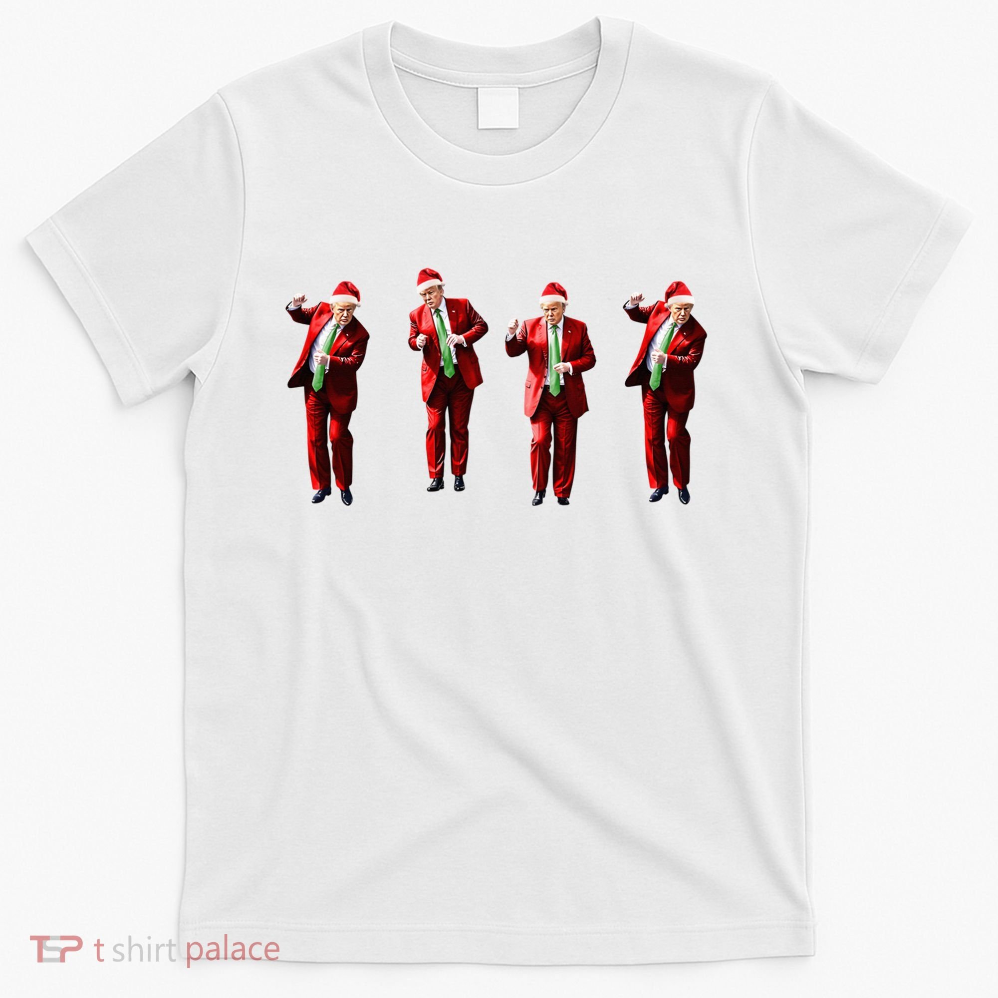 Dancing Donald Trump Santa Christmas Dance T-Shirt
