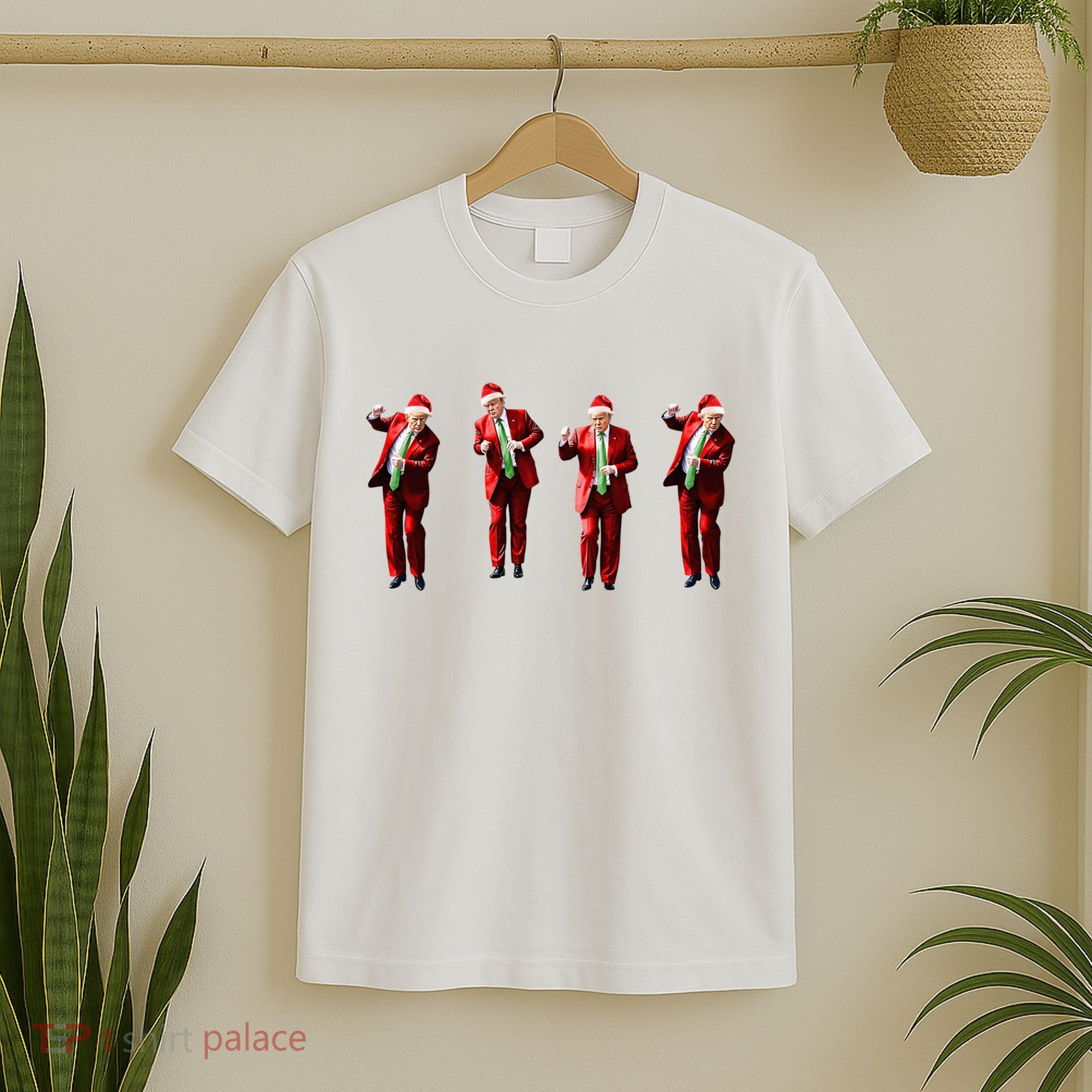 Dancing Donald Trump Santa Christmas Dance T-Shirt