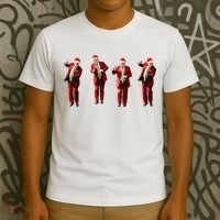 Dancing Donald Trump Santa Christmas Dance T-Shirt thumb 3