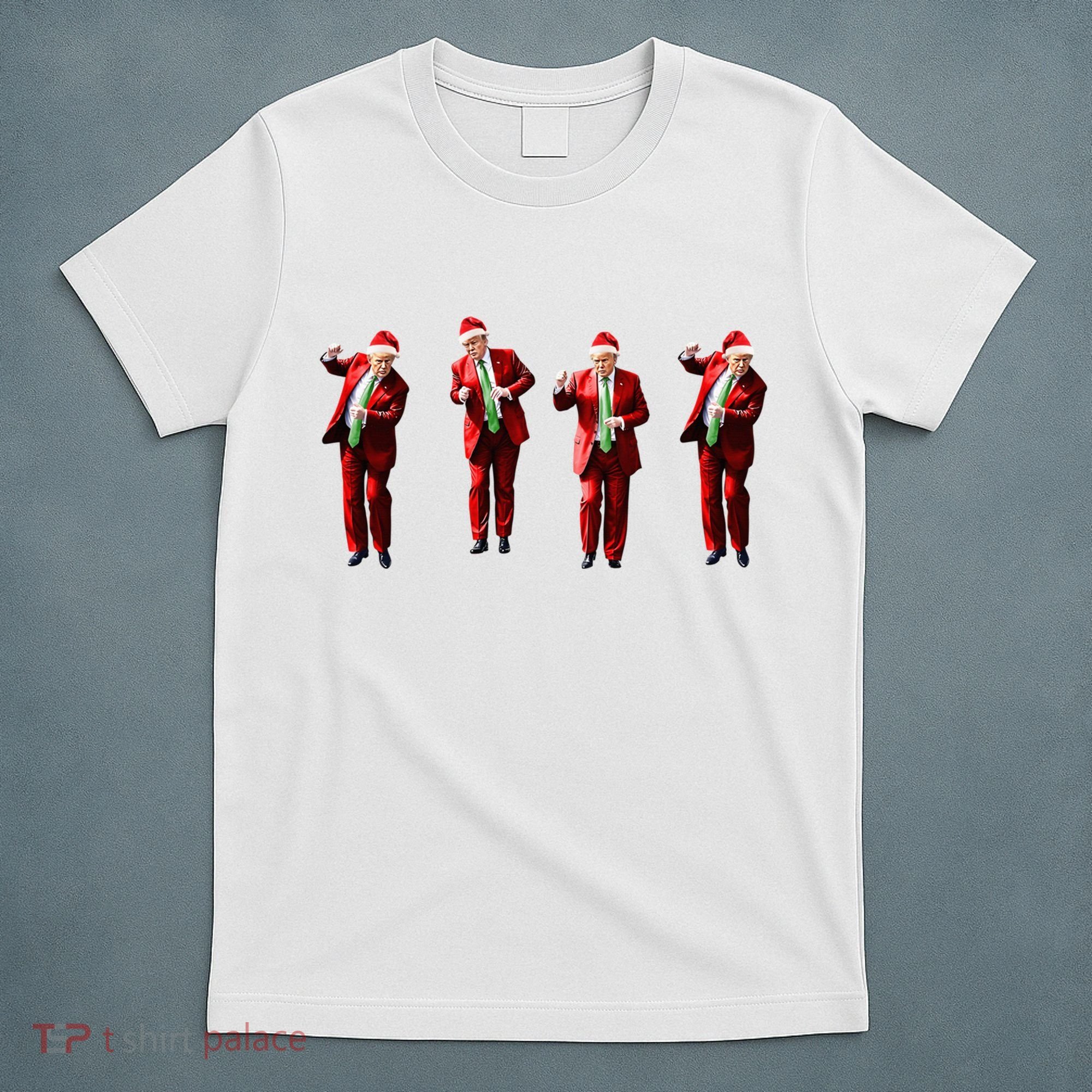 Dancing Donald Trump Santa Christmas Dance T-Shirt