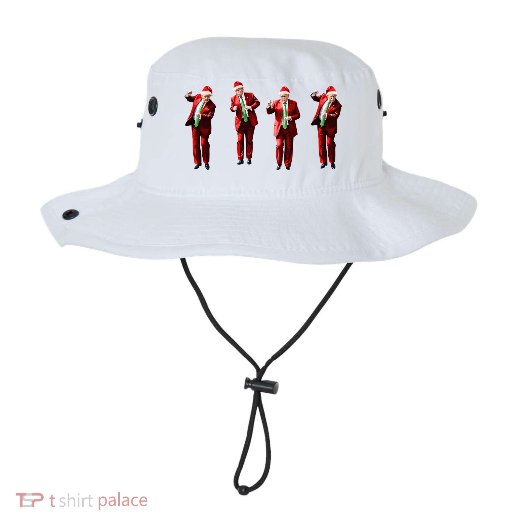 Dancing Donald Trump Santa Christmas Dance Bucket Hat
