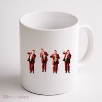 Dancing Donald Trump Santa Christmas Dance Coffee Mug thumb 1