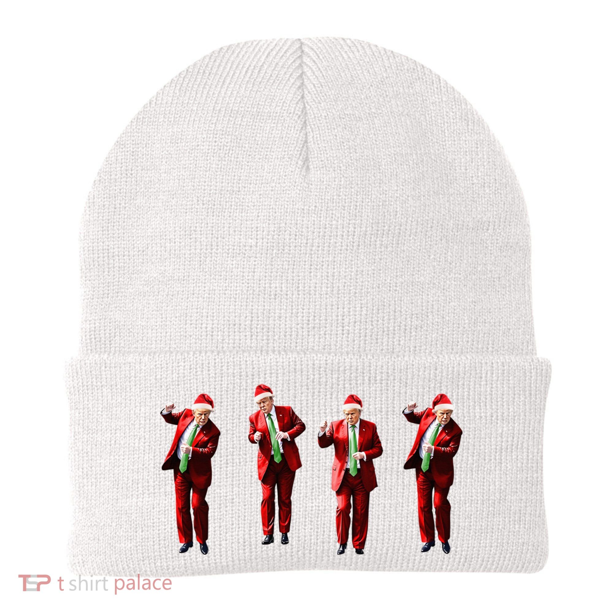Dancing Donald Trump Santa Christmas Dance Beanie